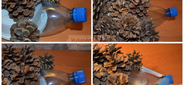 Тарелка из шишек – Как сделать поделки из шишек дети делают в школу и детский сад | Идеи из шишек, как соединять шишки в поделку