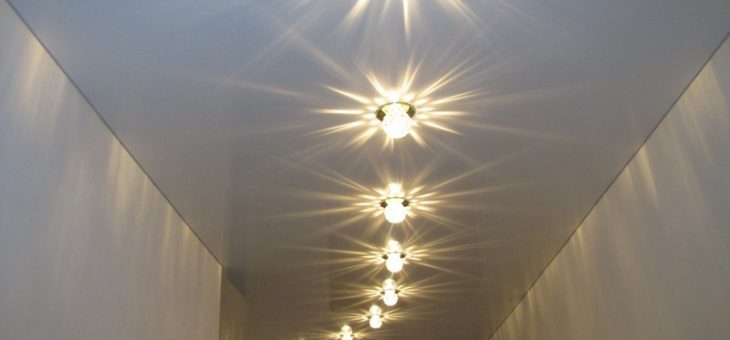 Точечные светильники для гипсокартонных потолков фото