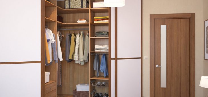 Угловая гардеробная своими руками фото