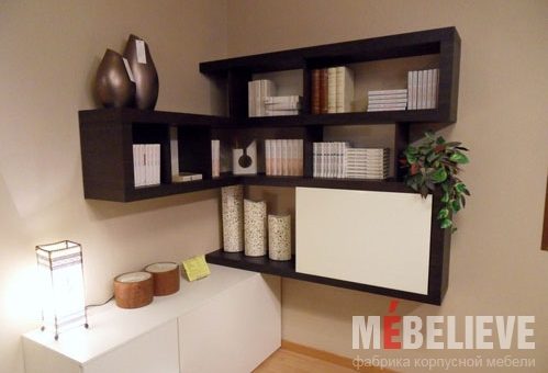 Угловые полки навесные