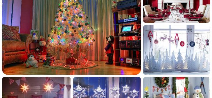 Украшение комнаты своими руками из бумаги – Как украсить дом или комнату на Новый год-2017 своими руками. Делаем украшения на год Петуха из бумаги или подручных материалов