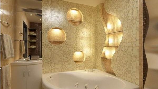 Ванная комната с угловой ванной дизайн – Интерьер ванной комнаты с угловыми ваннами: видео установки ванной, 72 фото