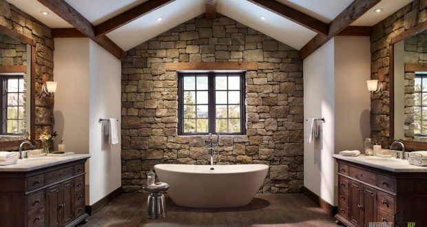 Ванная в деревенском стиле – Ванная комната в стиле кантри: особенности и секреты оформления, фото и видео материалы