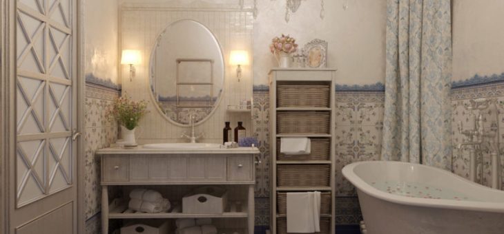 Ванная в кантри стиле фото – Ванная комната в стиле кантри: особенности и секреты оформления, фото и видео материалы