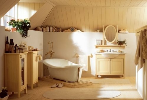 Ванная в кантри стиле – Ванная комната в стиле кантри: особенности и секреты оформления, фото и видео материалы