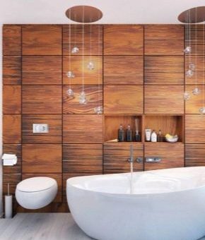 Ванны дизайн под дерево – с чем сочетать настенные керамические «деревянные» покрытия на стенах, дизайн кафеля