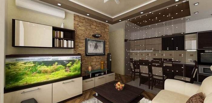 Варианты зонирования кухни гостиной – дизайн и фото, как разделить зоны пространства, спальня и комната отдыха, варианты