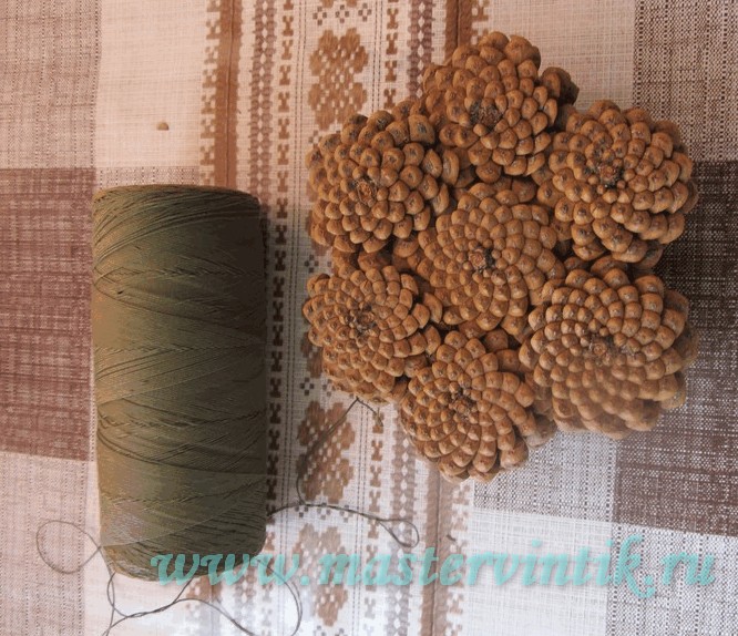Вазы из шишек – Как сделать корзину из шишек: мастер-класс с пошаговым фото