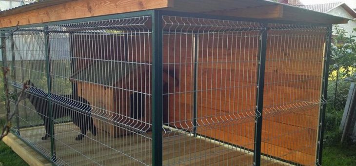 Вольеры для собак своими руками фото