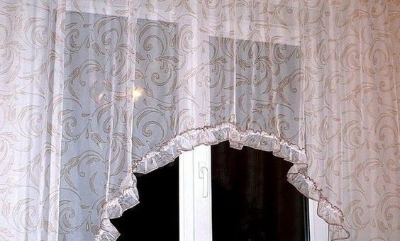 Выкройки штор на кухню аркой – фото арочных окон, выкройка штор своими руками, тюли и занавески на двери, как сшить, видео-инструкция