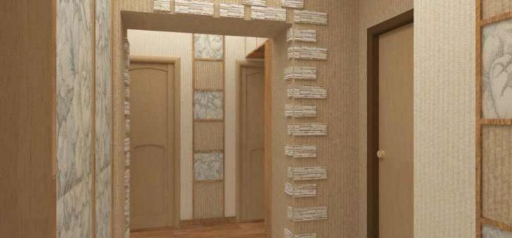 Жидкие обои в коридоре хрущевки – отделка камнем, для маленького узкого коридора, какие выбрать, жидкие в хрущевке, для стен прихожих, видео